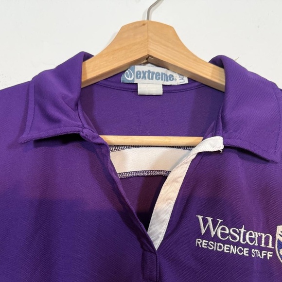 Western Residence Staff Purple Polo Shirt by Extreme – Size M - Picture 3 of 6